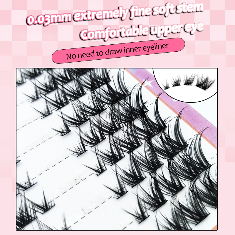 Fox False Eyelashes 1 box 80 B - Eyelash Extension Fox Eye recension och pris