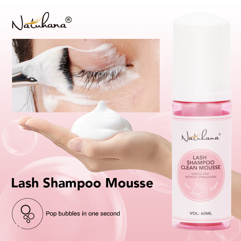 NATUAHANA 60ml Lash Shampoo Fo - Eyelash Extension No 9 recension och pris