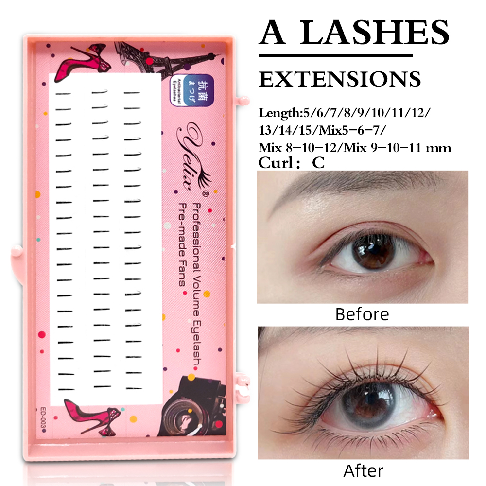 Yelix Natural Soft Individual  - Eyelash Extension Yelix recension och pris