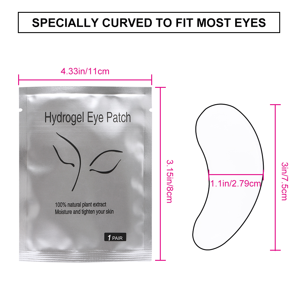 50/100 Pairs Eye Patches for E - Under Eye Gel recension och pris