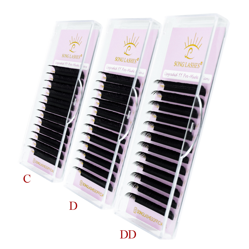 SONG LASHES New Premade Fans Y - Eyelash Extension Yelix recension och pris