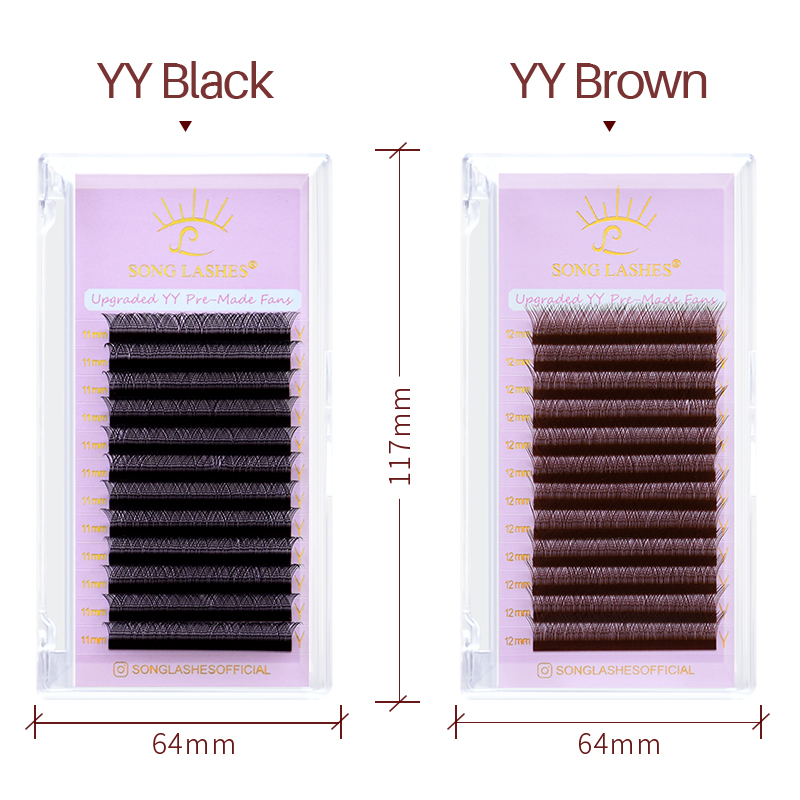 SONG LASHES New Premade Fans Y - Eyelash Extension Yelix recension och pris
