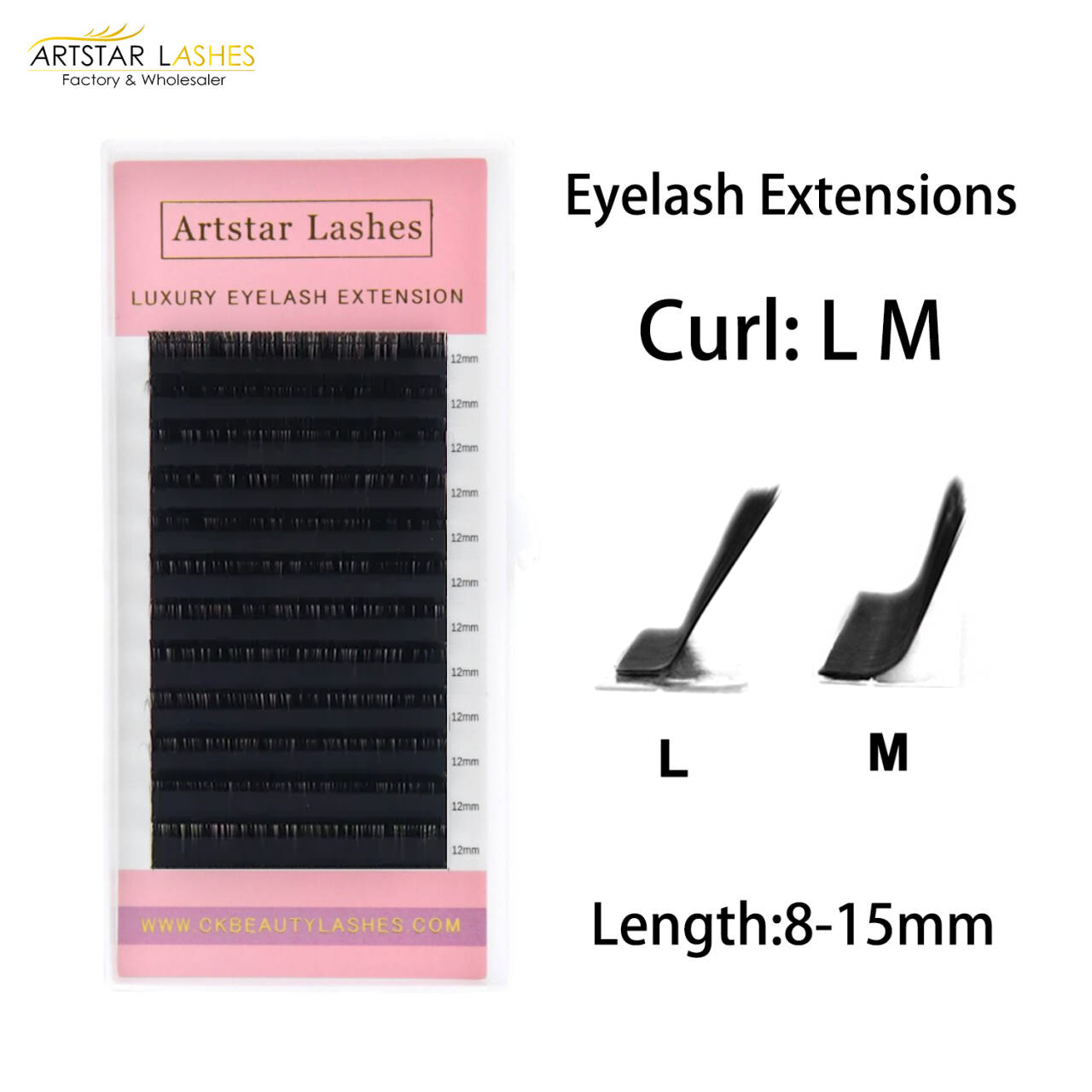 ARTSTAR 12Rows Mink False Eyel - Eyelash Extension Yelix recension och pris