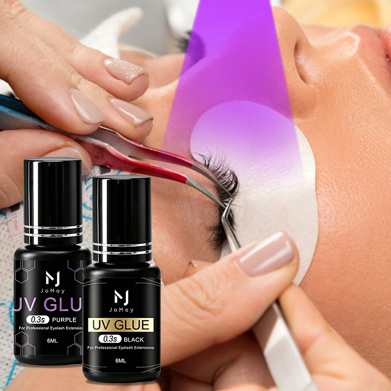 JOMAY Black Clear Purple UV Ey - Sensitive Lash Glue recension och pris