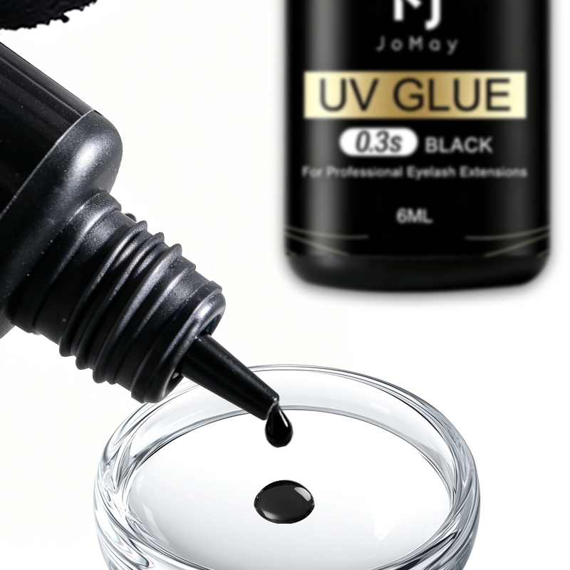JOMAY Black Clear Purple UV Ey - Sensitive Lash Glue recension och pris