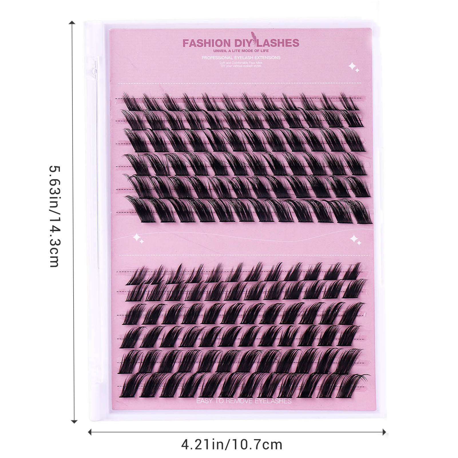 8-16mm Natural lashes Oblique  - Eyelash Extension Fox Eye recension och pris