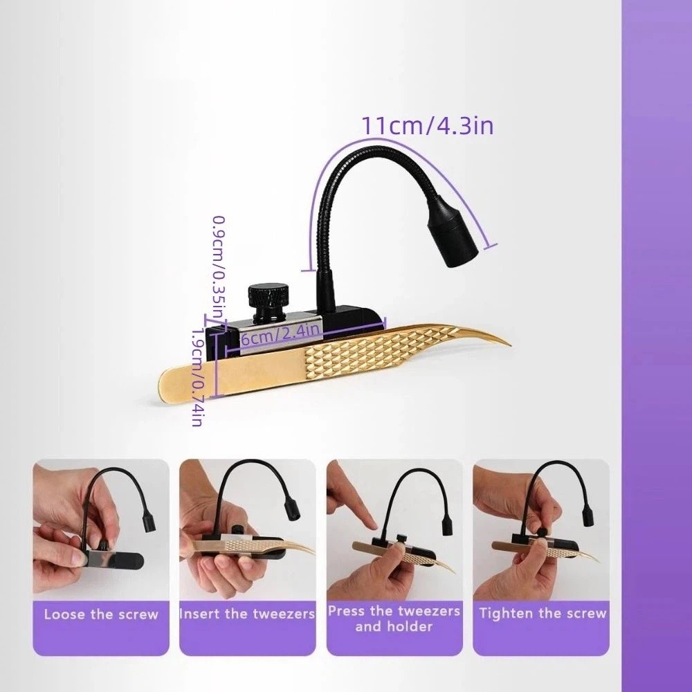 Portable UV Light for Lash Ext - Eyelash Extension Led recension och pris