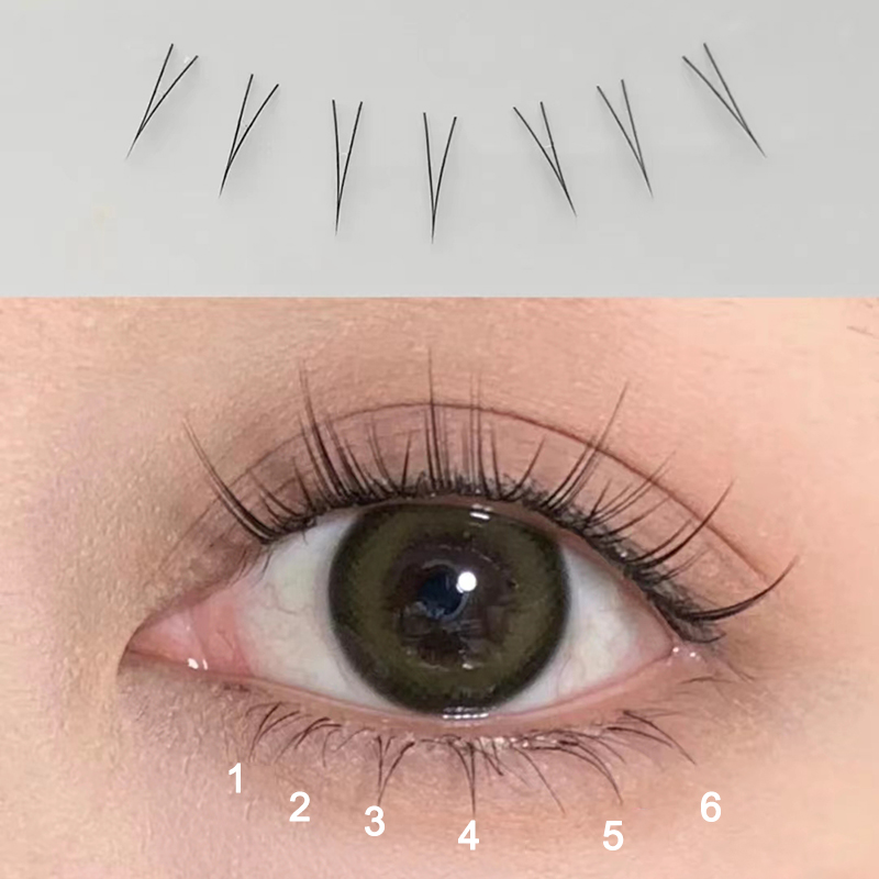 J Curl V Shape Under Eyelash C - Eyelash Extension Fox Eye recension och pris