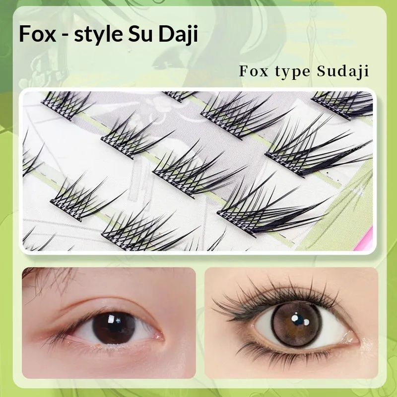 Voluminous Glue-free Self-adhe - Eyelash Extension Fox Eye recension och pris