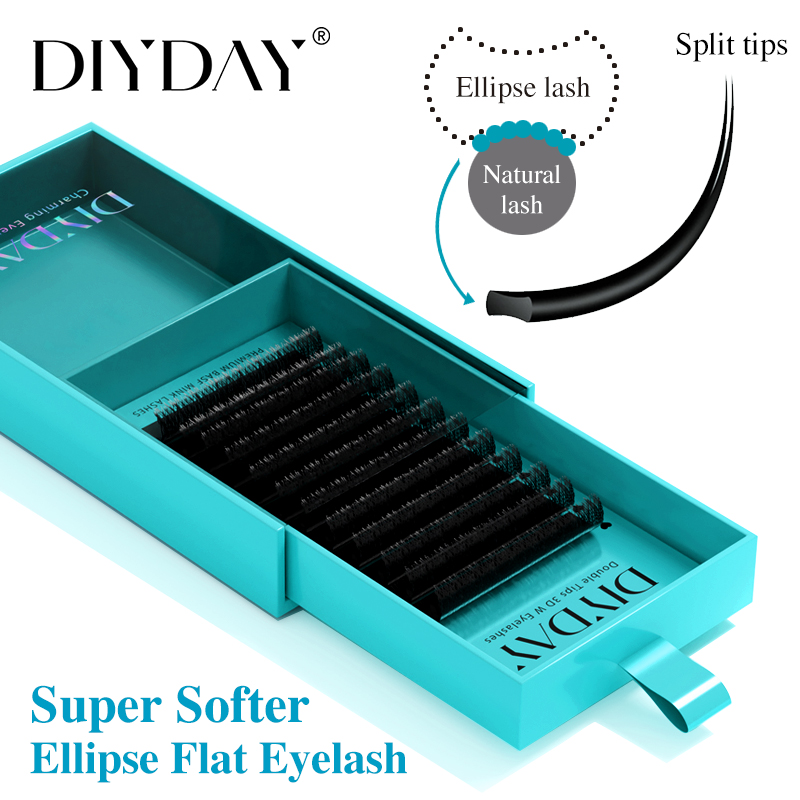 DIYDAY Ellipse Flat Eyelash Ex - Eyelash Extension Yelix recension och pris