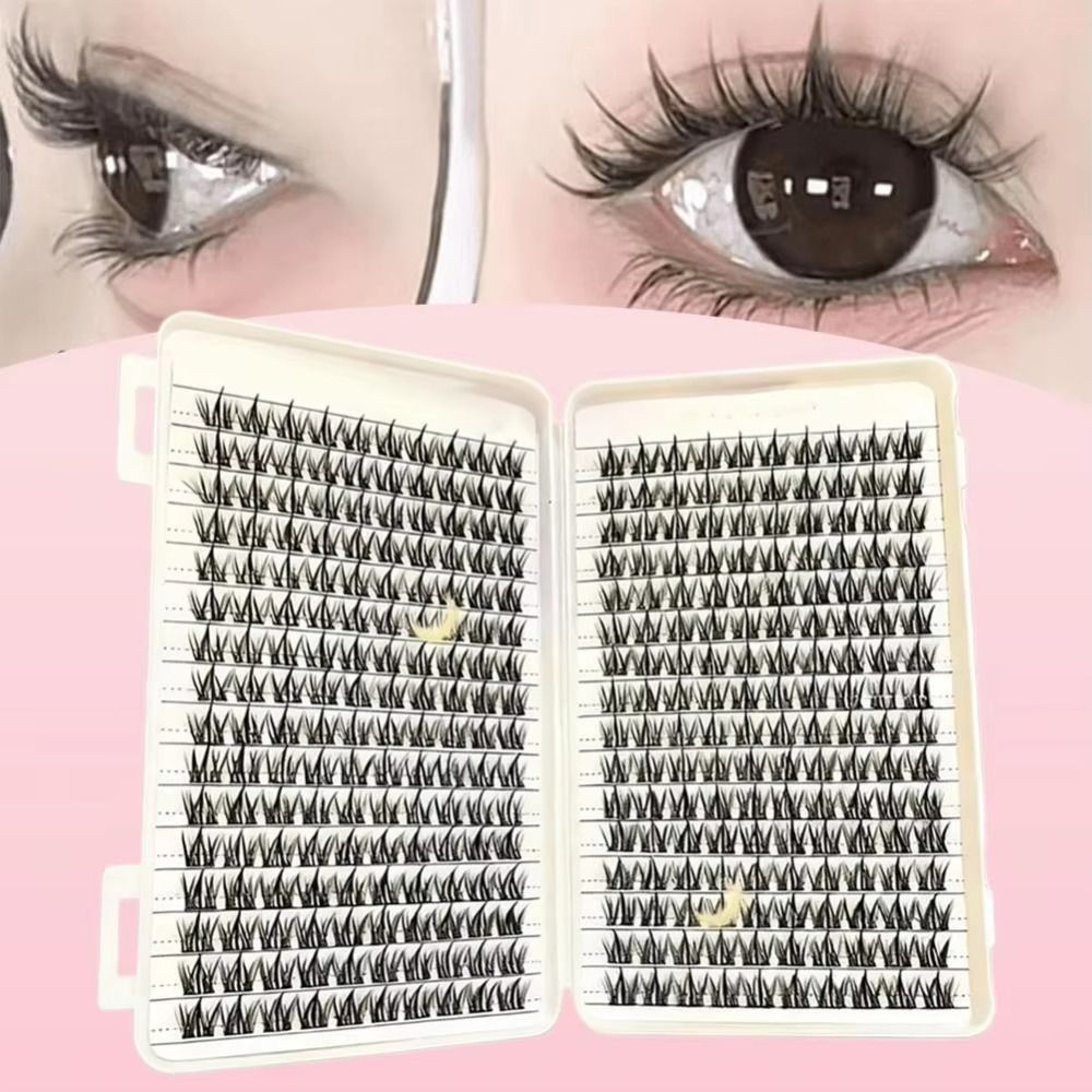 Natural Look False Eyelashes B - Eyelash Extension Cluster recension och pris