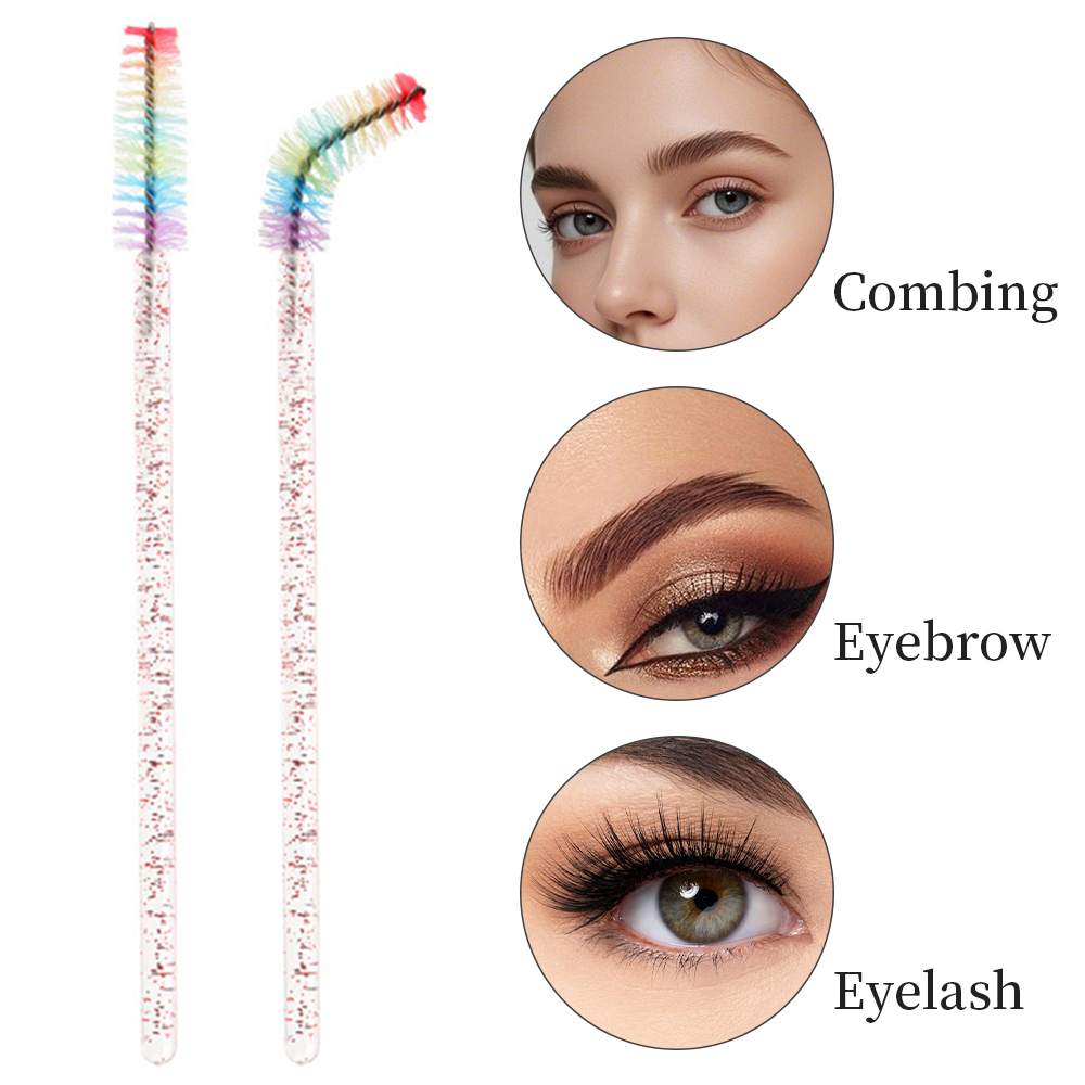 50PCS Rainbow Crystal Eyelash  - Eyelash Extension Remover At Home recension och pris