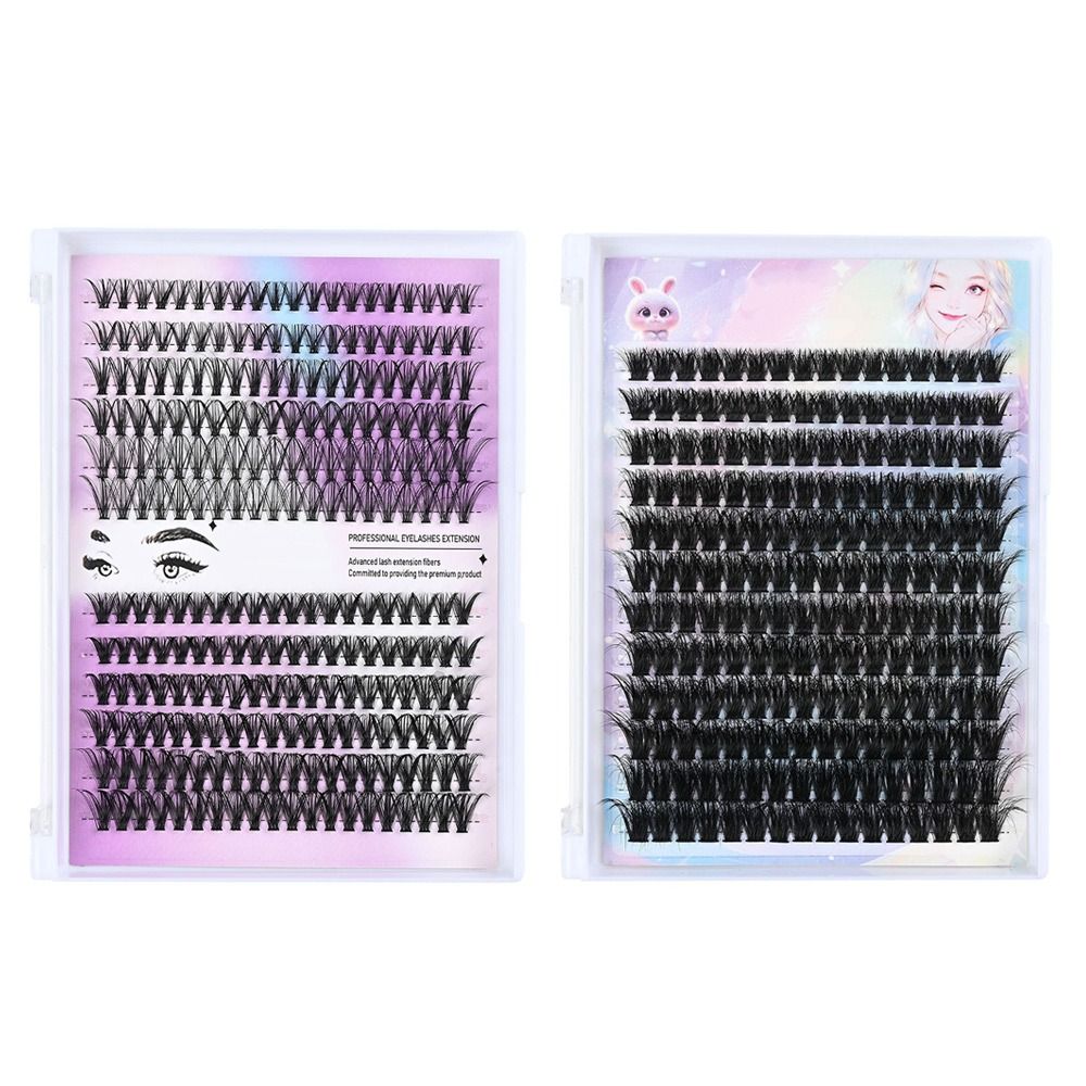 Natural Look False Eyelashes B - Eyelash Extension Cluster recension och pris