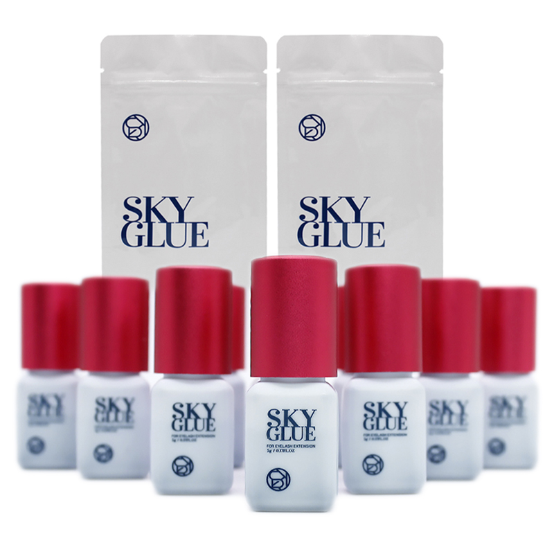 10 Bottles SKY Glue For Eyelas - Eyelash Extension Korean Style recension och pris
