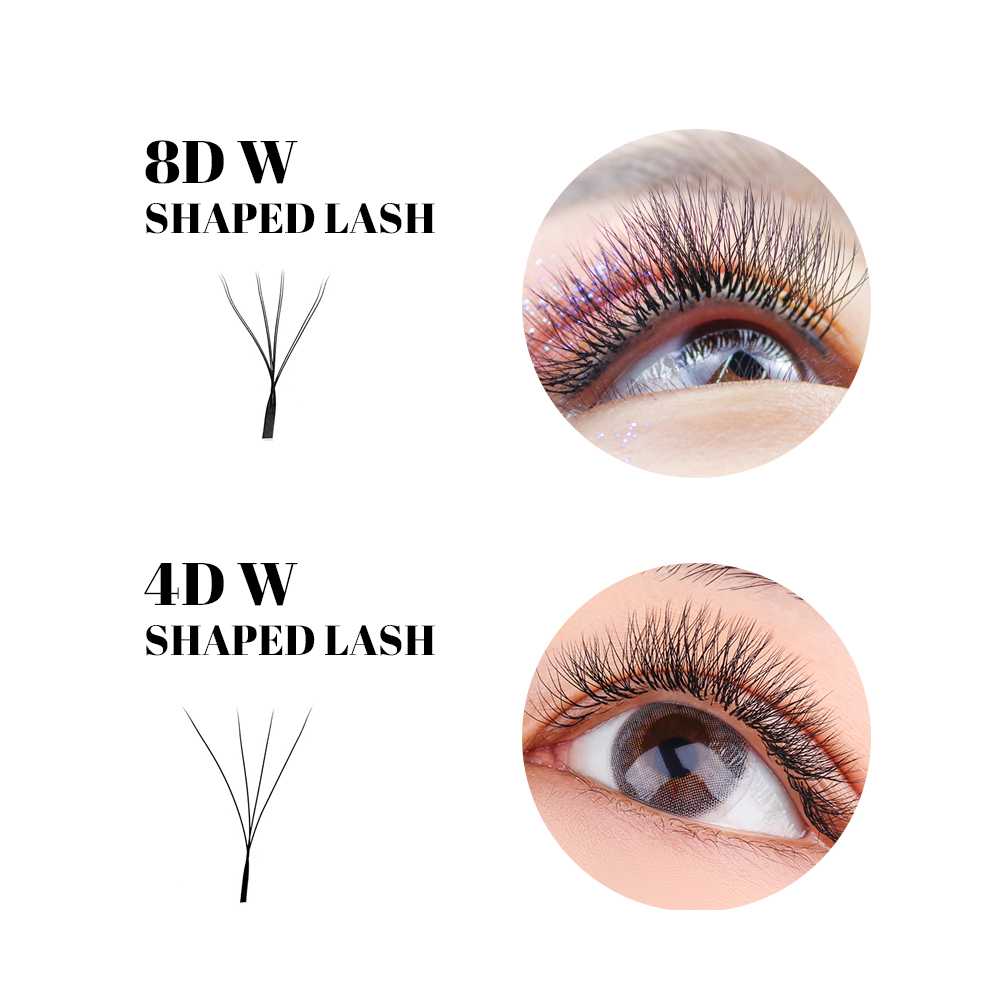 FADVAN W Shape Double Layer Ey - Lash Fan Volume recension och pris