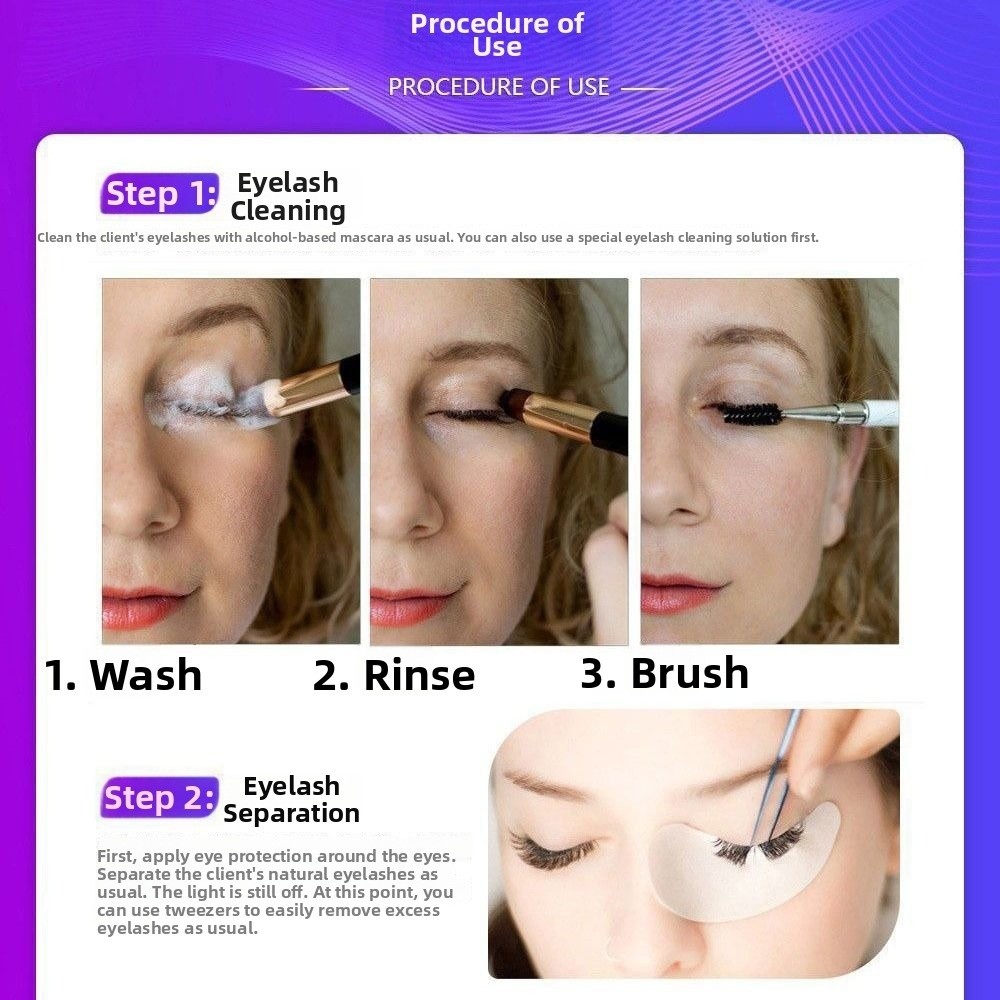 Portable UV Light for Lash Ext - Eyelash Extension Led recension och pris