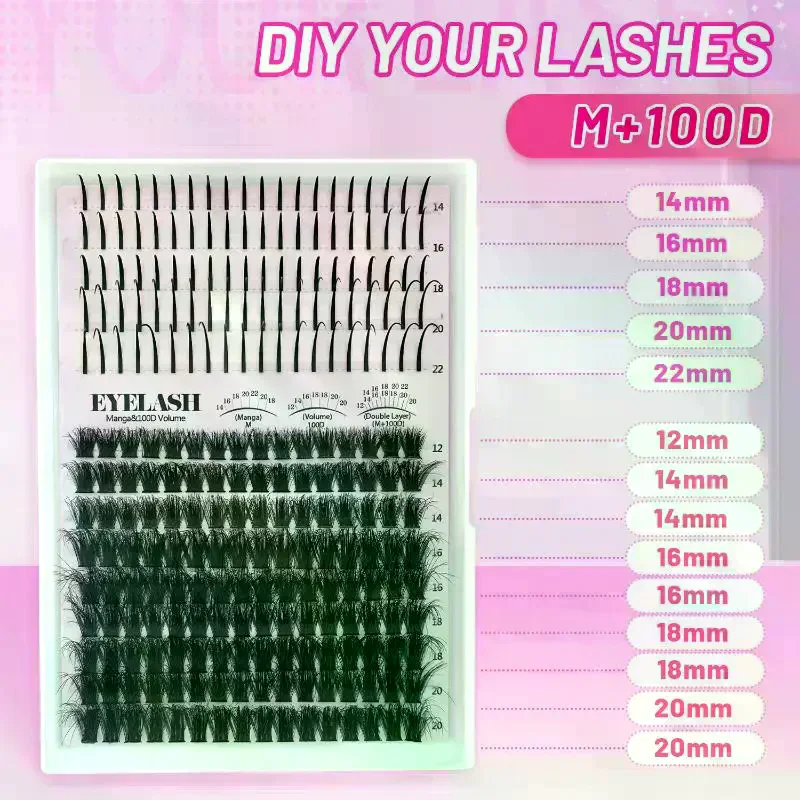 Lash Clusters Kit Lash Spikes  - Eyelash Extension Cluster recension och pris