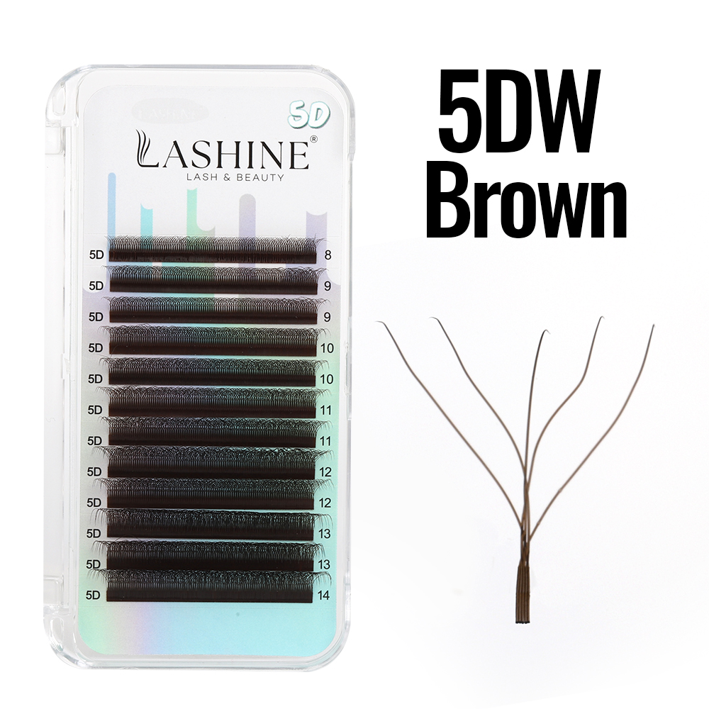 LASHINE Brown YY/3D/4D/5D W Sh - Eyelash Extension Yelix recension och pris