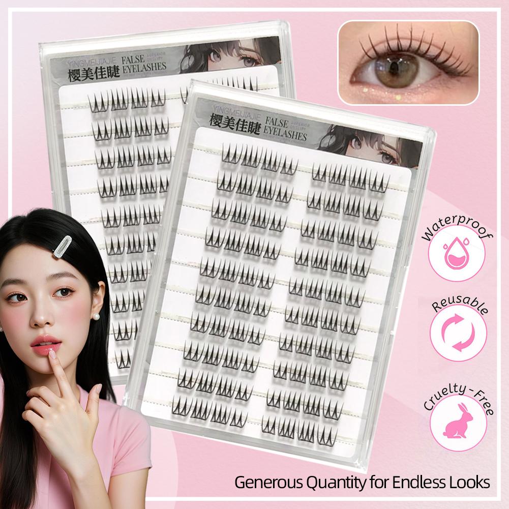 U Shape Glue-free False Eyelas - Eyelash Extension Korean Style recension och pris