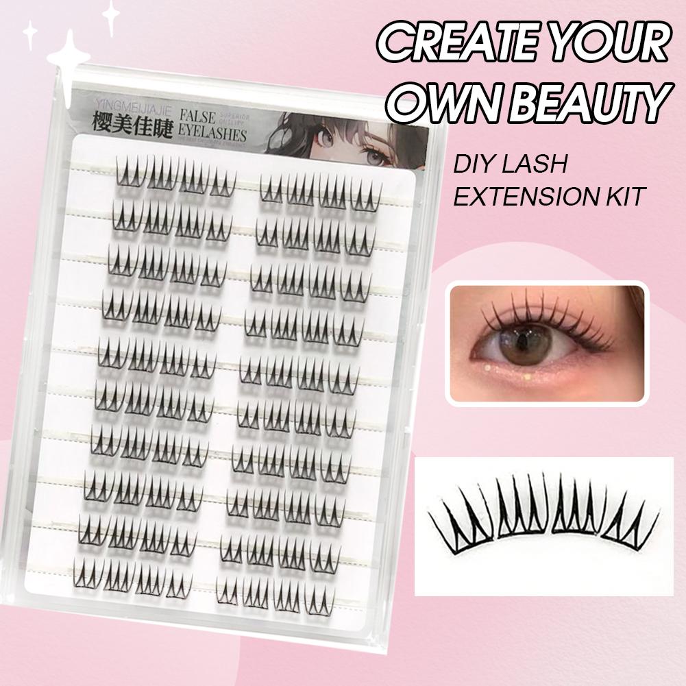 U Shape Glue-free False Eyelas - Eyelash Extension Korean Style recension och pris