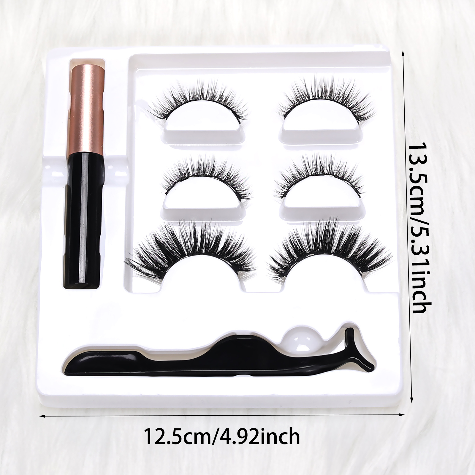 Reusable Soft Faux Magnetic Ey - Sensitive Lash Glue recension och pris