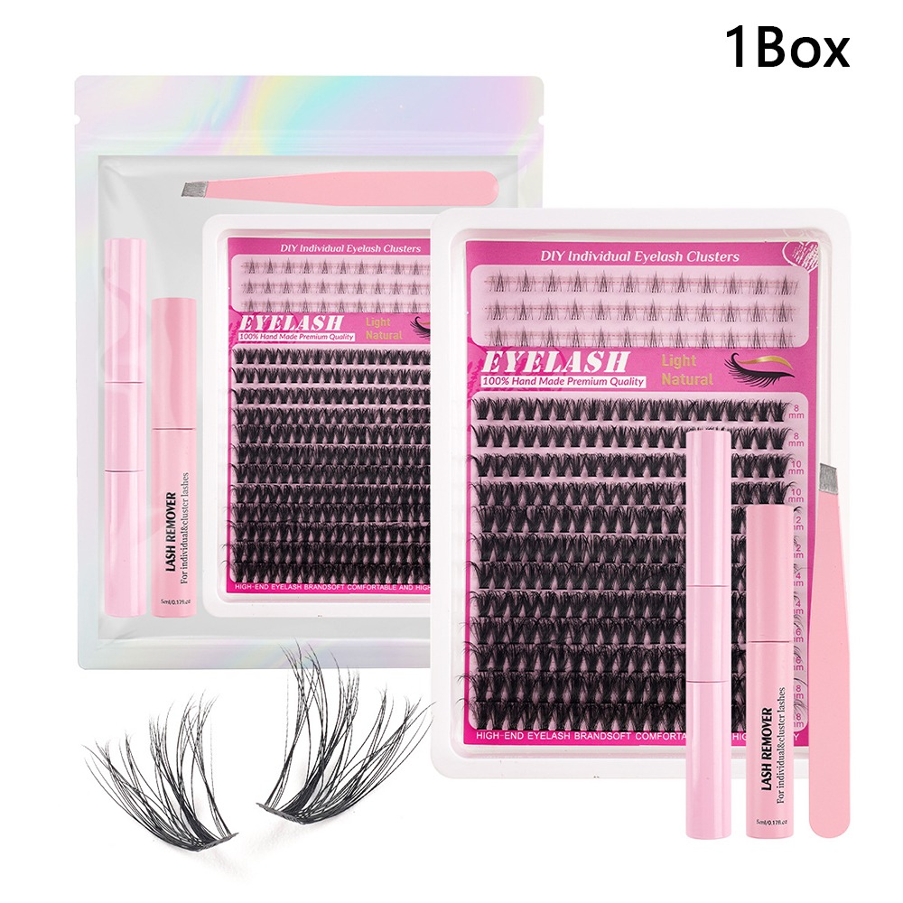 8-18mm Length False Eyelashes  - Eyelash Extension Cluster recension och pris