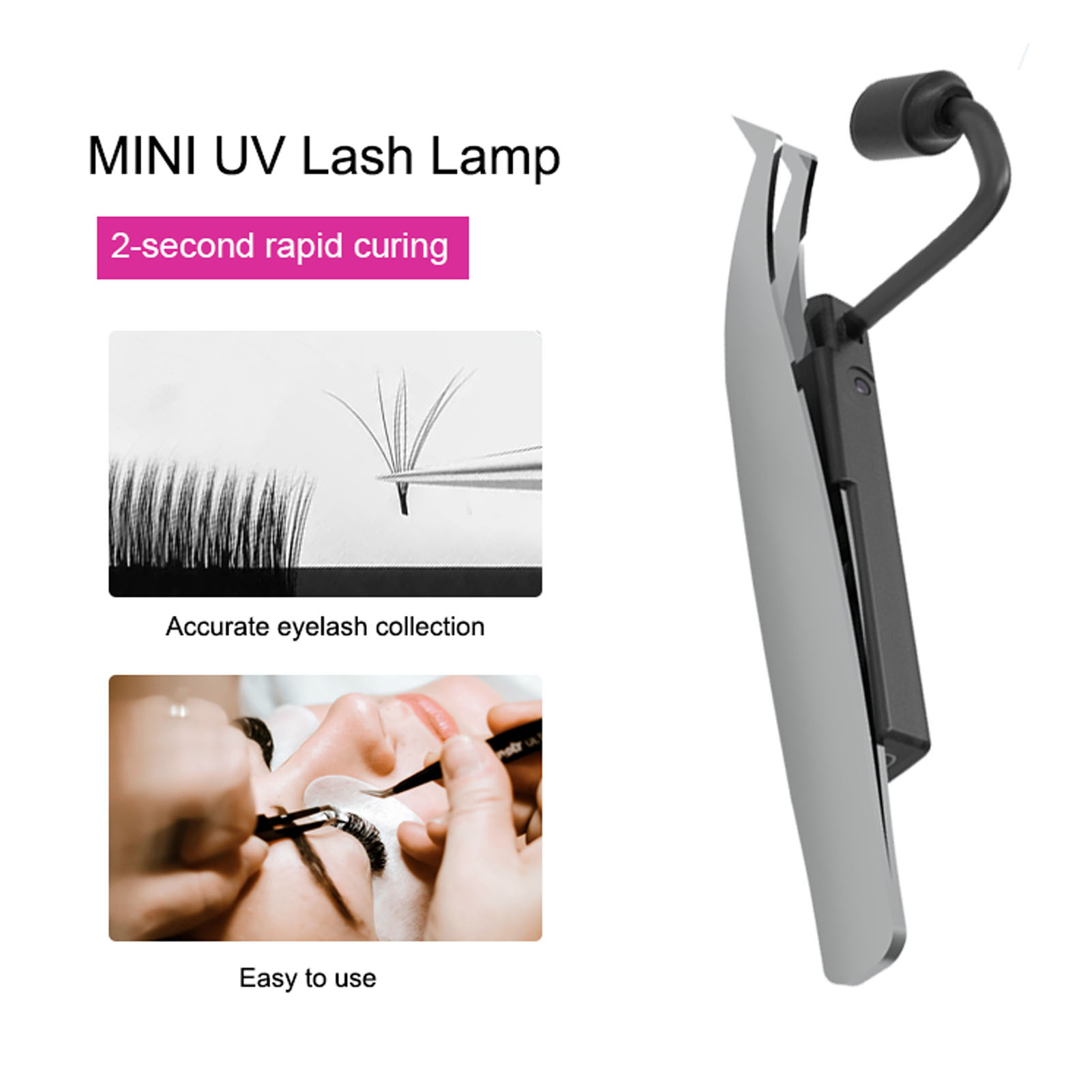 LED Lash Lamp 1W 395nm Fast Gl - Eyelash Extension Led recension och pris