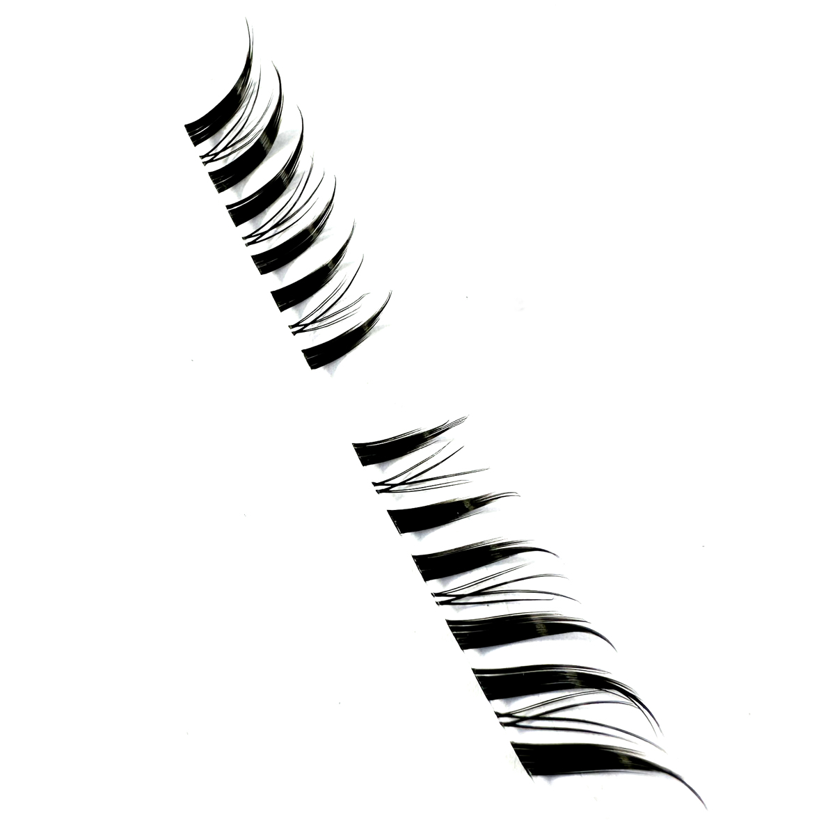 10 Rows Segmented Lashes Fox F - Eyelash Extension Fox Eye recension och pris