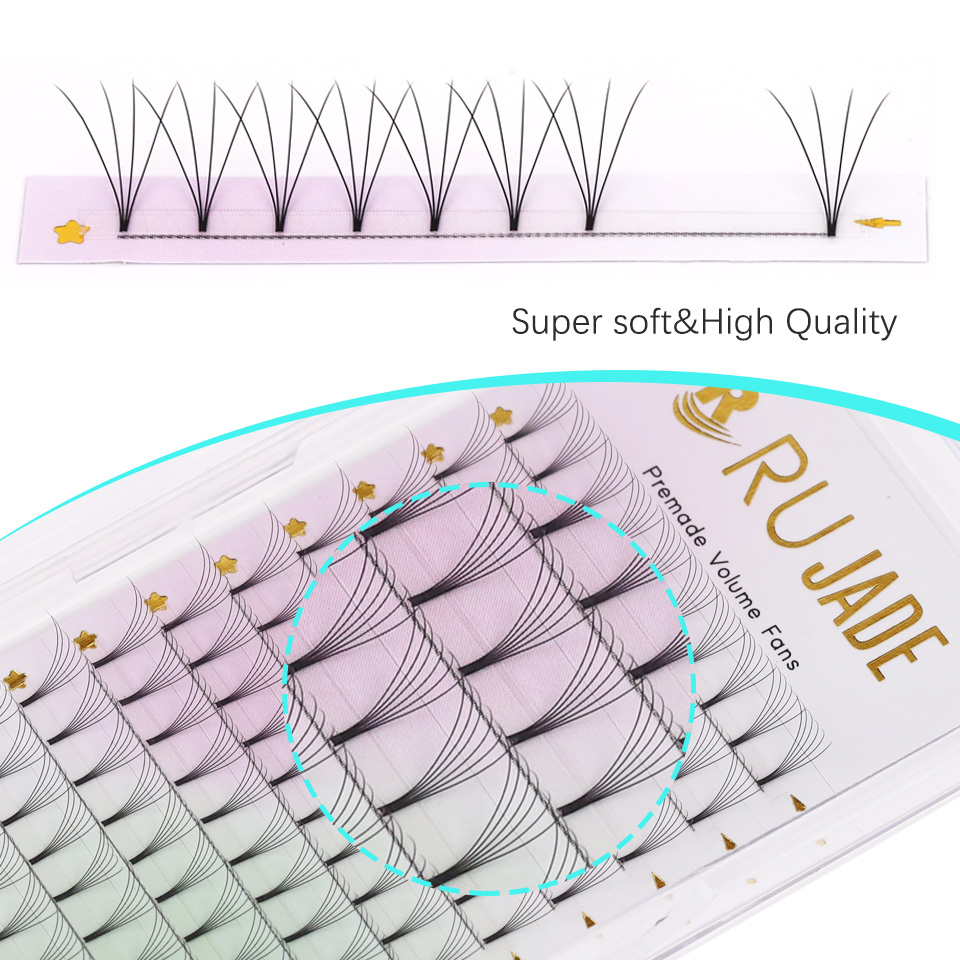 Rujade Premade Volume Fans Sho - Eyelash Extension Korean Style recension och pris