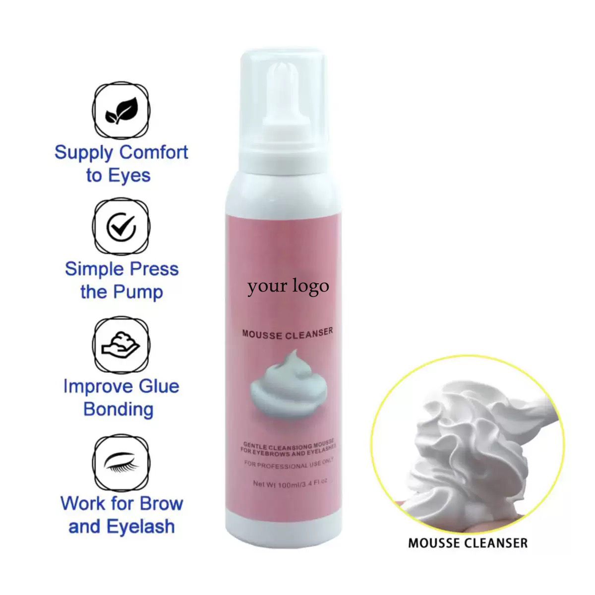 Factory Wholeasle Custom100ml  - Sensitive Lash Glue recension och pris