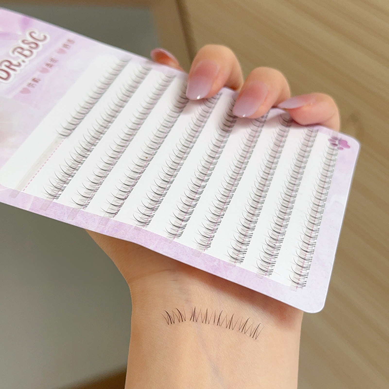 Thin Band Bottom False Eyelash - Eyelash Extension Korean Style recension och pris