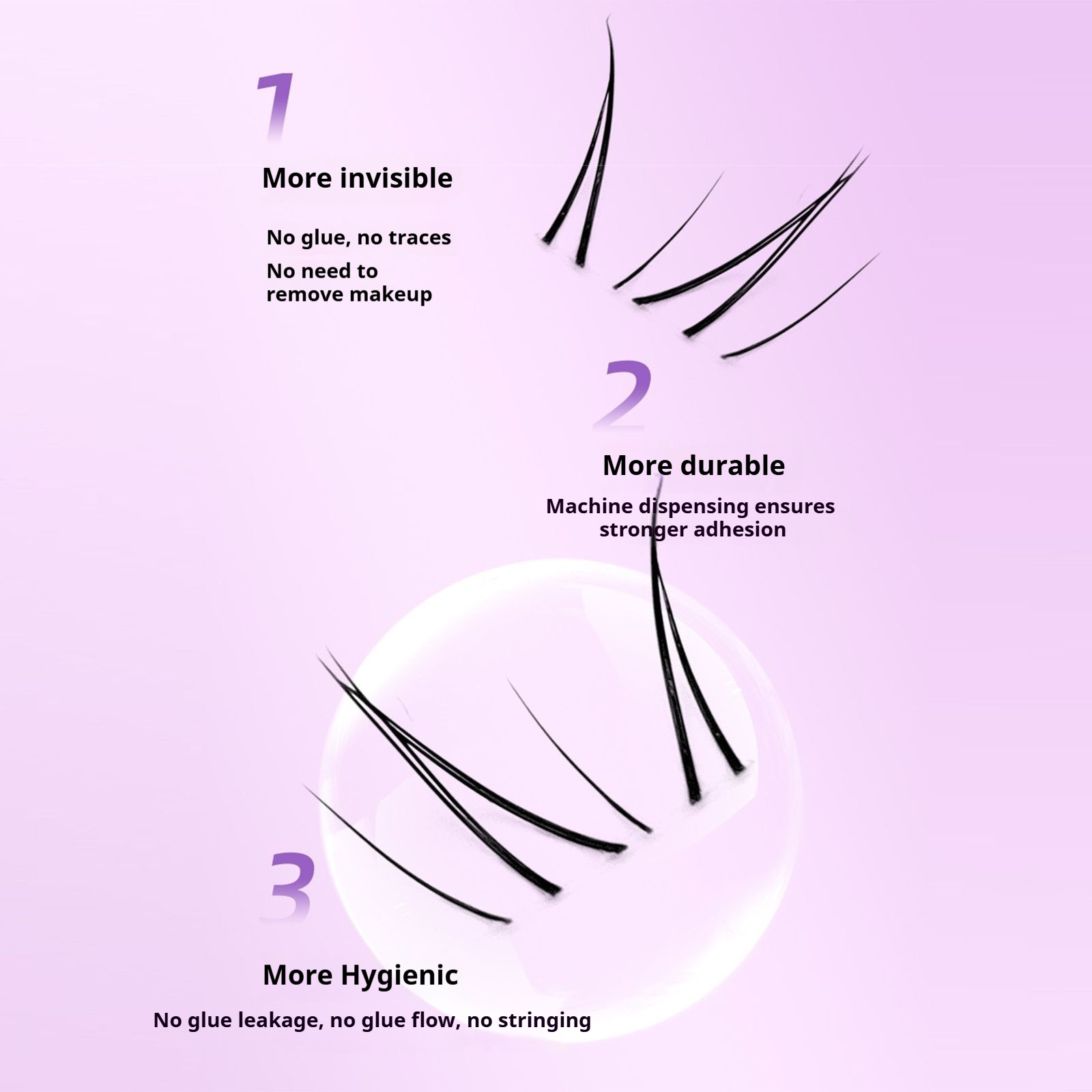 Natural Fox-style Lower Eyelas - Eyelash Extension Fox Eye recension och pris