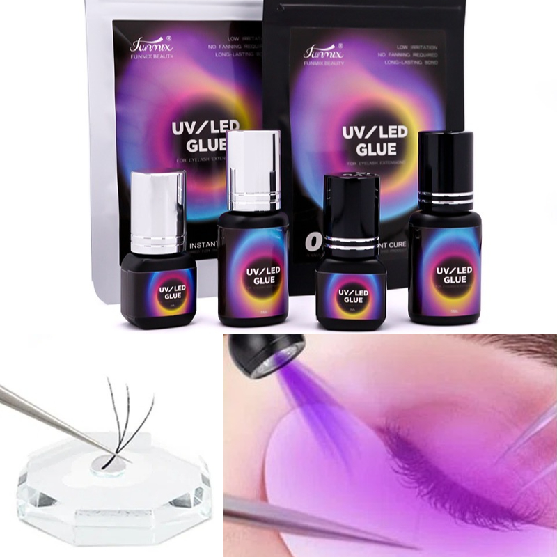 1pcs UV LED Lash Glue 0.5S Fas - Eyelash Extension Led recension och pris